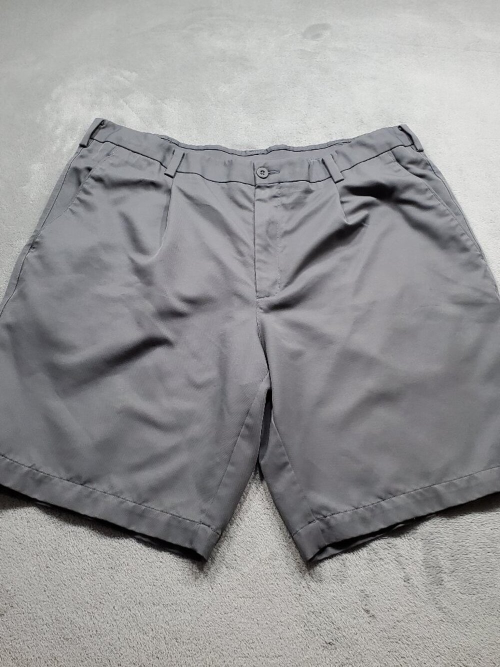 Nike Golf Dri-fit Performance Shorts Gray 4 Pockets Gray Men Sz 38